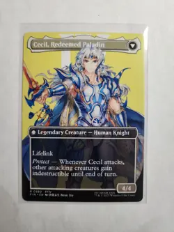 Magic The Gathering Cecil, Dark Knight (Borderless) Final Fantasy Regular - Image 2