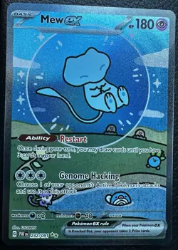 Pokemon Bubble Mew EX 232/091 Paldean Fates SIR - Image 1