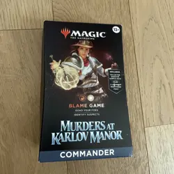 Magic the Gathering Murders at Karlov Manor Blame Game Commander Deck - Image 1