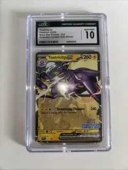 2025 Pokemon SVP Toxtricity EX Illustration Contest 2024 #215 CGC 10 - Image 1