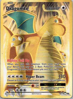 Pokemon TCG Dragonite-EX 106/108 Evolutions Holo MP - Image 1