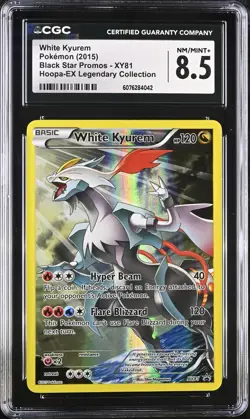 Pokemon English White Kyurem XY81 2015 - CGC 8.5 - Image 1