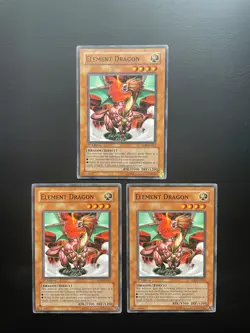 Yugioh Element Dragon SOD-EN023 1st Edition Common MP/HP X3 - Image 1