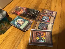 YuGiOh Lot! with Holos! & Collector (Red Eyes Black Dragon) Pin & Keychain! - Image 2