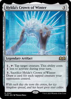 Hylda's Crown of Winter Wilds of Eldraine NM Artifact Rare MAGIC CARD ABUGames - Image 1