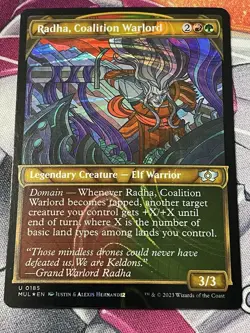 MTG - 1x Radha, Coalition Warlord - Halo Foil / March of the Machines NM - Image 1