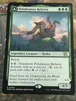 MTG - 1x Polukranos Reborn - March of the Machines NM - Image 1