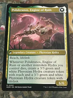 MTG - 1x Polukranos Reborn - March of the Machines NM - Image 2