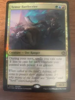 Temur Battlecrier (near Mint, Foil) [tarkir Dragonstorm] - Image 1