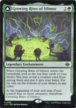 MTG Growing Rites of Itlimoc 188/491 The Lost Caverns of Ixalan VLP/NM MTG Card - Image 1