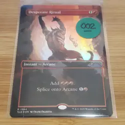 1x Desperate Ritual - Frazetta Foil, Secret Lair, Magic, MTG Off Center, 002 - Image 1