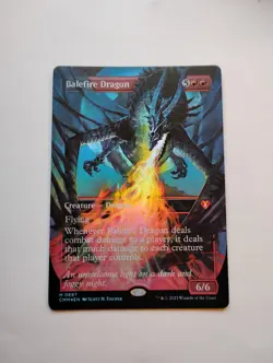 Balefire Dragon (Borderless) Commander Masters Foil - Image 1