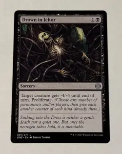 MTG Drown in Ichor - Phyrexia All Will Be One LP - Image 1