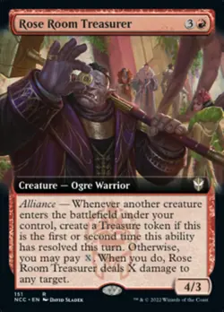 Rose Room Treasurer (Extended Art) [Streets of New Capenna Commander] Magic MTG - Image 1