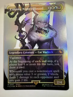Y'shtola, Night's Blessed (Borderless) Commander: Final Fantasy Foil MTG - Image 1