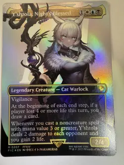 Y'shtola, Night's Blessed (Borderless) Commander: Final Fantasy Foil MTG - Image 4