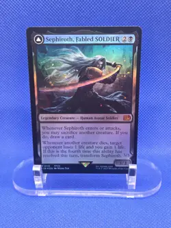 Magic the Gathering Final Fantasy Sephiroth Fabled Soldier 0115 Foil Mythic NM - Image 1