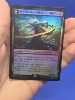 Magic the Gathering Final Fantasy Sephiroth Fabled Soldier 0115 Foil Mythic NM - Image 2