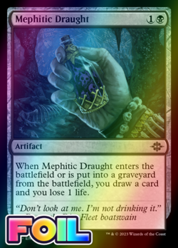x1 Mephitic Draught LCI MTG 112 FOIL COMMON M/NM 1x - Image 1