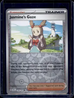 Jasmine's Gaze SV08: Surging Sparks Pokemon 178/191 Reverse Holo NM+ - Image 1