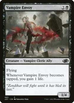 Vampire Envoy MTG Jumpstart 2022 Common NM x4 - Magic Card Anime - Image 1