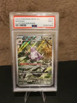 NIDOKING #174 ILLUSTRATION RARE 2023 POKEMON MEW EN SCARLET & VIOLET 151 PSA 9 - Image 1