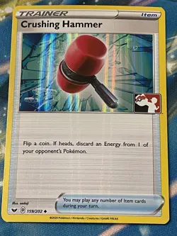 Pokemon - 1x Crushing Hammer - HOLO / Pokemon Play Series 1 NM - Image 1