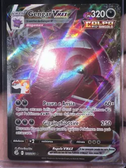Pokemon TCG Gengar VMAX 157/264 Prize Pack Promo Italian - Image 1