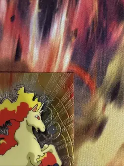 Rapidash #78 Topps 2000 Chrome holo Pokemon Card - EXCELLENT CONDITION! - Image 3