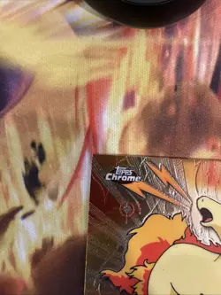 Pokemon 2000 Topps Chrome Ponyta #77 NM Condition, TV Series 1, Chrome holo - Image 2