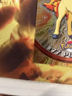 Pokemon 2000 Topps Chrome Ponyta #77 NM Condition, TV Series 1, Chrome holo - Image 5