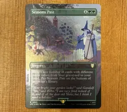 Seasons Past, R 0529, NM Foil, Hildebrandt Art, MTG LotR Commander Lord Rings - Image 1