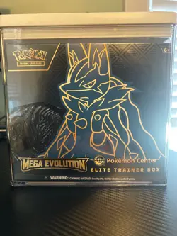 Pokemon Center ETB Mega Evolution Lucario Elite Trainer Box - Read Desription - Image 1