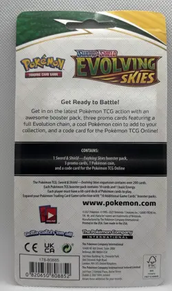 Pokemon Evolving Skies Single Blister Pack Booster pack New Sealed Luxray Shinx - Image 2