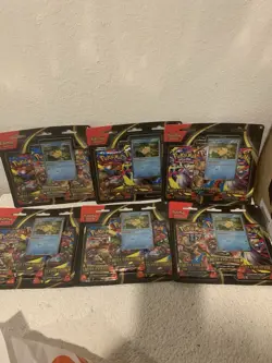 POKEMON TCG MEGA EVOLUTIONS 3 PACK BLISTER LOT (6) All PSYDUCK PROMOS - Image 1