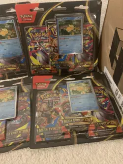 POKEMON TCG MEGA EVOLUTIONS 3 PACK BLISTER LOT (6) All PSYDUCK PROMOS - Image 4