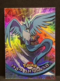 Articuno #144 Rainbow Foil Pokemon Topps 2000 Series 3 - Image 1