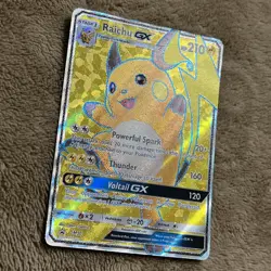 Raichu GX SM90 Full Art Holo Black Star Promo Pokemon NM - Shining Legends - Image 2