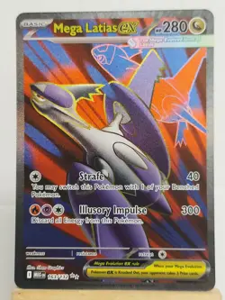 Pokemon TCG Ultra Rare Mega Latias EX #163/132 Mega Evolution - Image 1