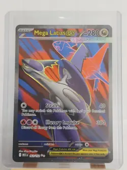 Pokemon TCG Ultra Rare Mega Latias EX #163/132 Mega Evolution - Image 2
