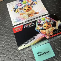 Pokemon TCG Prismatic Evolutions Elite Trainer Box + Surprise Box Sealed New - Image 2