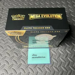 Pokemon TCG Mega Evolution Elite Trainer Gardevoir ETB Box Scarlet Violet SEALED - Image 2