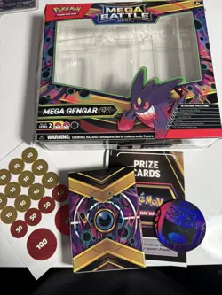Pokemon TCG: Mega Battle Deck Mega Gengar EX - OPENED/NO HAUNTER PROMOS - Image 1