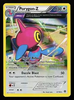 Porygon-Z 67/98 Holo Rare Ancient Origins Pokemon Card - Image 1