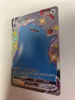 Pokemon TCG Ditto VMAX Shining Fates SV119/SV122 Holo Shiny Holo NM Free Ship - Image 3