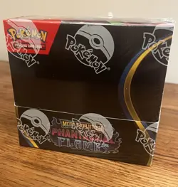 Pokemon Mega Evolution Phantasmal Flames Booster Box (36 Packs) slight tear - Image 1