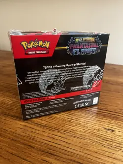 Pokemon Mega Evolution Phantasmal Flames Booster Box (36 Packs) slight tear - Image 3