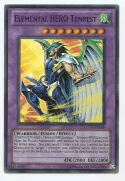 Yu-Gi-Oh! Legendary Collection - Elemental HERO Tempest (SR) LCGX-EN048 - Image 1