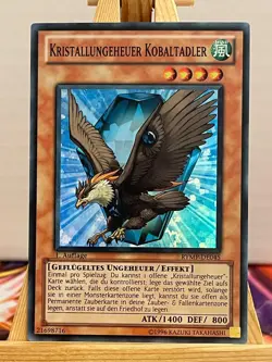 Kristallungeheuer Kobaltadler RYMP-DE045 Super Rare Deutsch NM YUGIOH - Image 1
