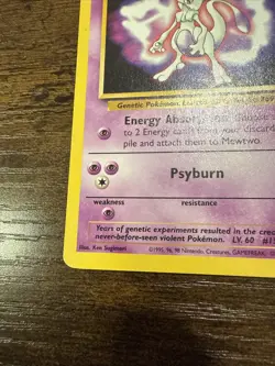 Mewtwo (Movie Promo) 3/53 Promo WoTC Promo Pokemon Card Lp/mp - Image 3